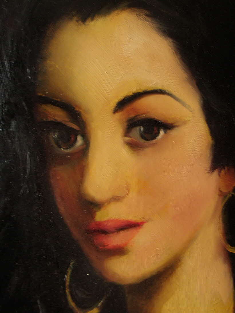 Albert Fessler (1908 - 1978) Portrt einer Spanierin um 1957 - 60 x 50 cm - 89 € mtl./K 1250 €